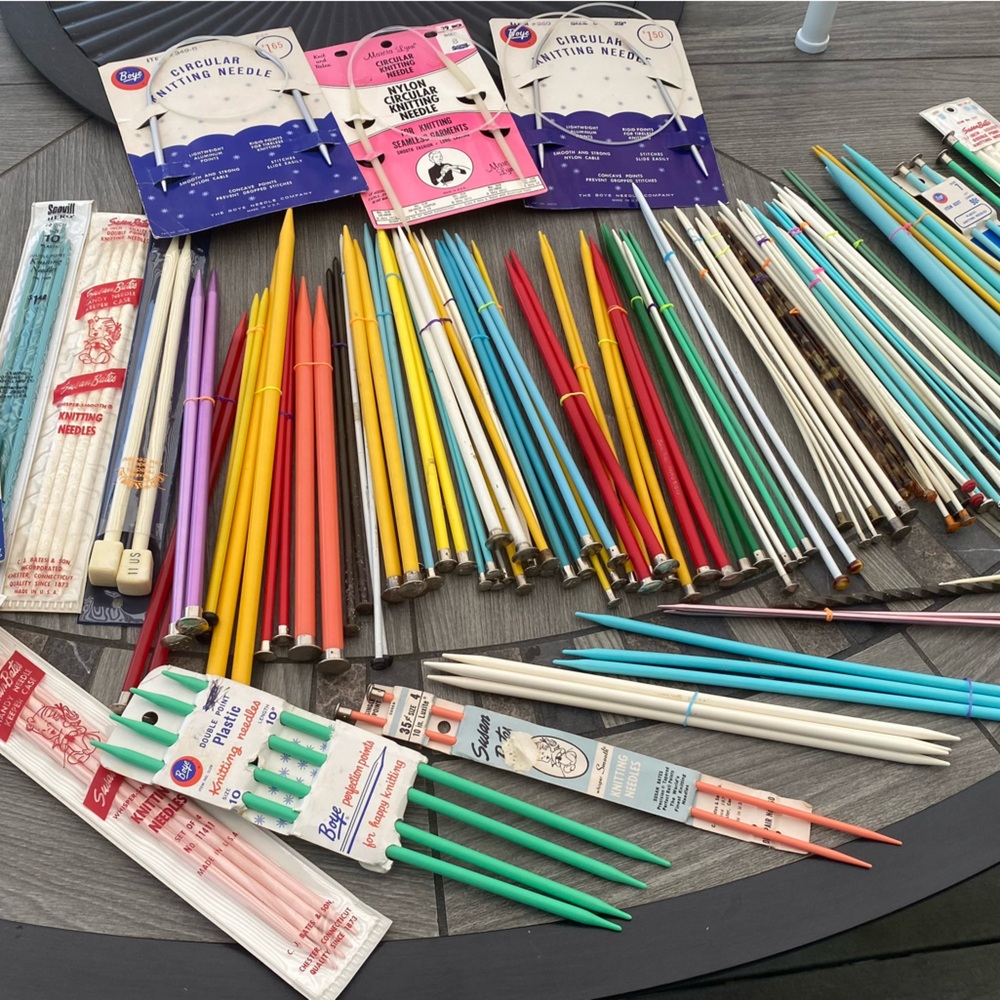 Vintage Knitting Needles